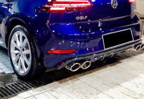 Volkswagen Golf 7/E-Golf 2012–2020 Achterdiffuser DPT V-1 (2017-2019, hoogglans zwart) foto 2