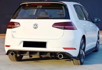 Volkswagen Golf 7/E-Golf 2012–2020 Achterdiffuser DPT V-2 (voor GTI, 2017-2019, mat zwart) foto 2