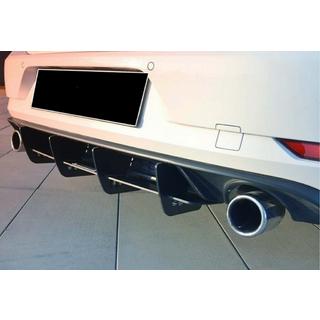 Achterdiffuser DPT V-2 (voor GTI, 2017-2019, mat zwart) foto 1