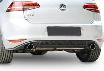 Volkswagen Golf 7/E-Golf 2012–2020 Achterdiffuser DPT V-2 (voor GTI, 2012-2017, hoogglans zwart) foto 1