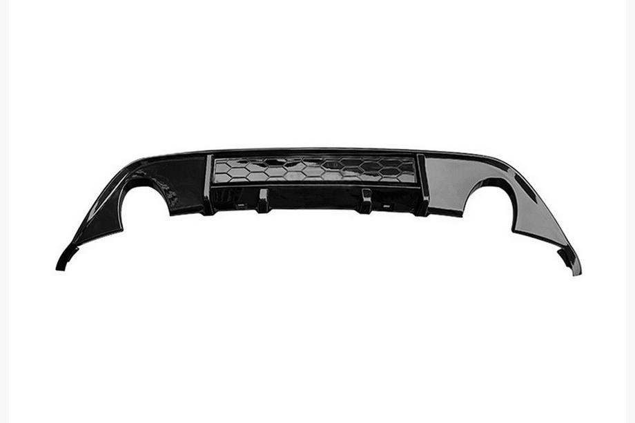 Volkswagen Golf 7/E-Golf 2012–2020 Achterdiffuser DPT V-3 (voor GTI, 2012-2017, hoogglans zwart) Foto 2
