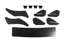 Volkswagen Golf 7/E-Golf 2012–2020 Achterdiffuser DPT V-4 (voor R / R-Line, 2012-2019, mat zwart) foto 5