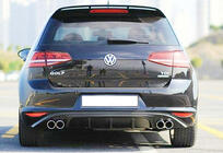 Volkswagen Golf 7/E-Golf 2012–2020 Achterdiffuser DPT V-6 (2012-2017, hoogglans zwart) foto 2