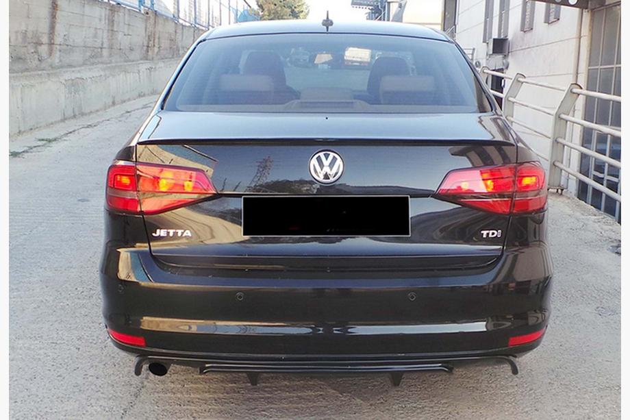 Volkswagen Jetta 2011–2018 Achterdiffuser DPT (2014-2018, glanzend zwart) Foto 1