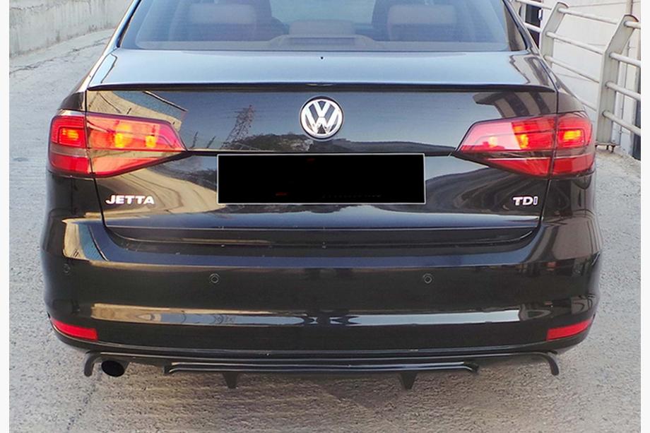 Volkswagen Jetta 2011–2018 Achterdiffuser DPT (2014-2018, glanzend zwart) Foto 3