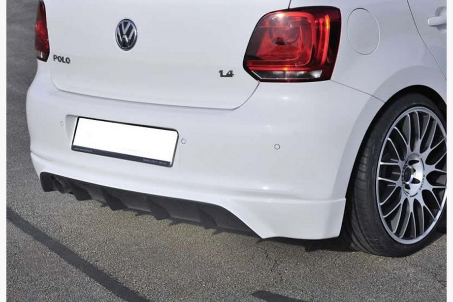 Volkswagen Polo 2010–2017 Achterdiffuser DPT (2010-2013, hoogglans zwart) Image