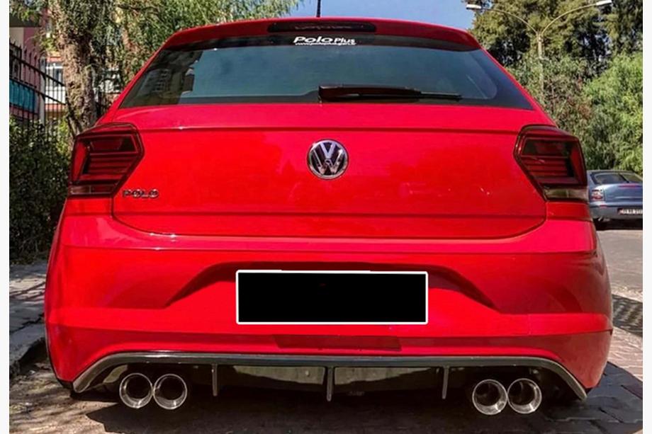 Volkswagen Polo 2017– Achterdiffuser DPT V-2 (glanzend zwart) Image