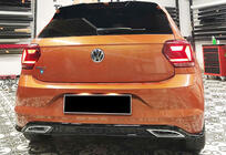 Volkswagen Polo 2017– Achterdiffuser DPT V-3 (hoogglans zwart) foto 4