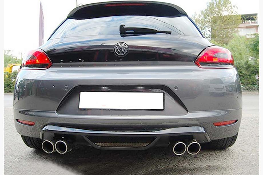 Volkswagen Scirocco 2008–2017 Achterdiffuser DPT V-1 (2008-2013, hoogglans zwart) Image