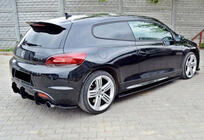 Volkswagen Scirocco 2008–2017 Achterdiffuser DPT V-4 (2008-2017, hoogglans zwart) foto 4