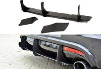 Volkswagen Scirocco 2008–2017 Achterdiffuser DPT V-4 (2008-2017, hoogglans zwart) foto 1