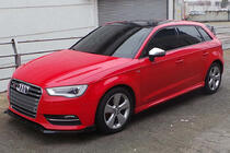 Audi A3 2012–2020 Sideskirts DPT (HB, hoogglans zwart) foto 3