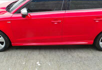 Audi A3 2012–2020 Sideskirts DPT (HB, hoogglans zwart) foto 2