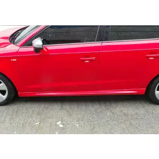 Sideskirts DPT (HB, hoogglans zwart) Audi A3 2012–2020 foto 2