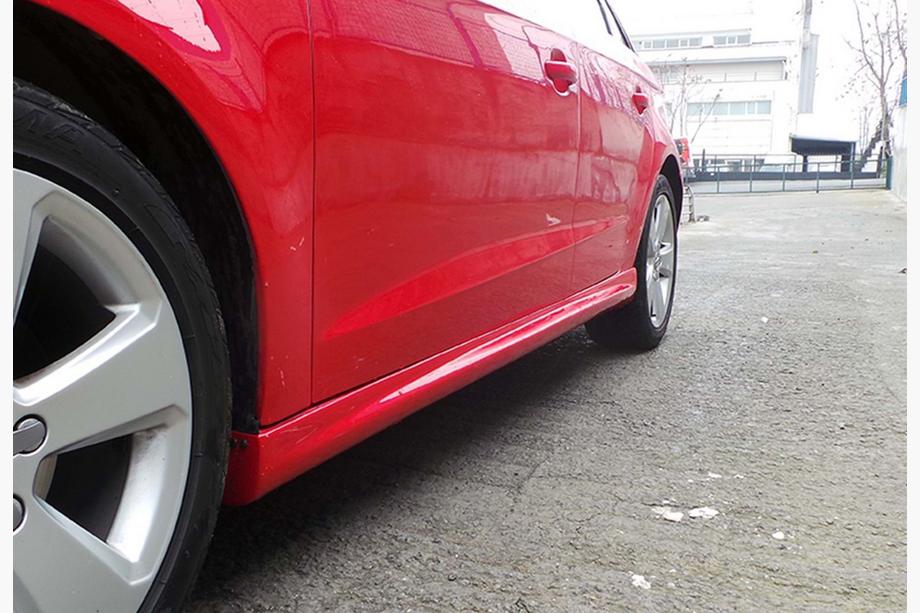 Audi A3 2012–2020 Sideskirts DPT (HB, hoogglans zwart) Image