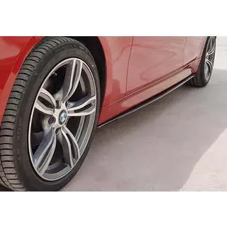 DPT V-3 dorpeloverlays (voor M-Sport dorpels, hoogglans zwart) foto 3