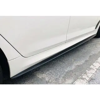 DPT V-1 dorpelverlengers (voor M-Sport/M5 dorpels, hoogglans zwart) foto 3