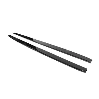 DPT V-1 dorpelverlengers (voor M-Sport/M5 dorpels, hoogglans zwart) foto 4