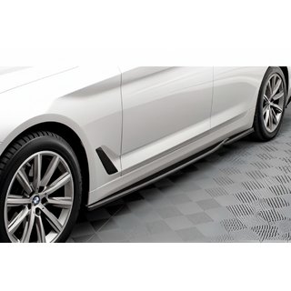 DPT V-2 dorpel extensions (voor M-Sport/M5 dorpels, hoogglans zwart) BMW 5 Serie G30/G31 2017–2023 foto 1