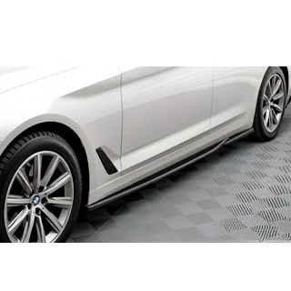 DPT V-2 dorpel extensions (voor M-Sport/M5 dorpels, hoogglans zwart) foto 1