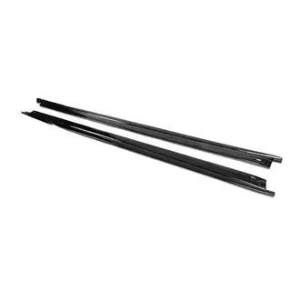 DPT V-2 dorpel extensions (voor M-Sport/M5 dorpels, hoogglans zwart) foto 3