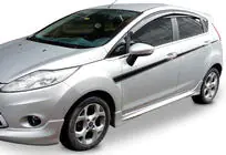 Ford Fiesta 2008–2017 Sideskirts DPT V-2 (HB, zwart hoogglans) foto 2