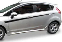 Ford Fiesta 2008–2017 Sideskirts DPT V-2 (HB, zwart hoogglans) foto 1