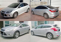 Ford Focus III 2011–2017 Sideskirts DPT (2011-2014, voor lakken) foto 1