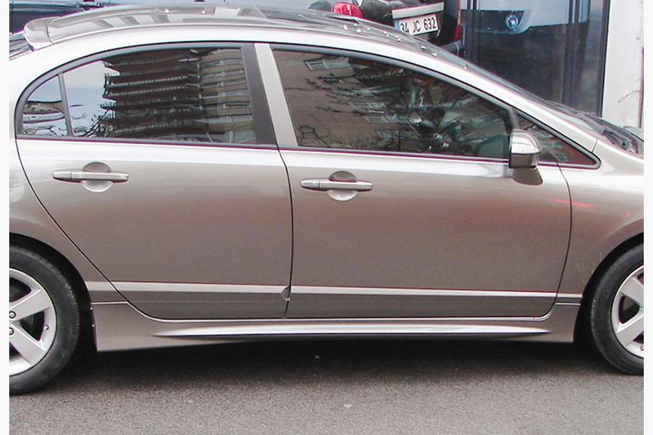 Honda Civic Sedan VIII 2006–2011 DPT sideskirts (voor lakken) Image