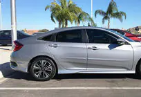 Honda Civic Sedan X 2016–2021 Sideskirts DPT V-1 (voor lakken) foto 1