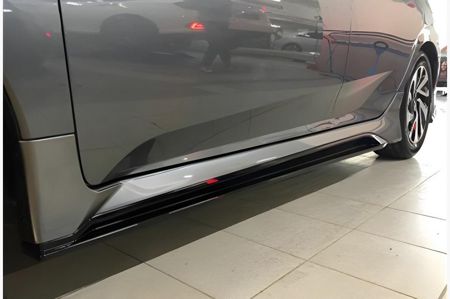 Honda Civic Sedan X 2016–2021 DPT V-2 sideskirts (spuitklaar) Image
