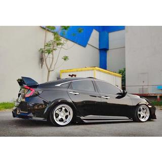 DPT V-4 side skirts (hoogglans zwart) Honda Civic Sedan X 2016–2021 foto 2