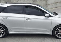 Hyundai I-20 2014–2020 DPT sideskirts (2014-2018, hoogglans zwart) foto 1
