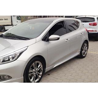 Sideskirts DPT (2012-2015, zwart hoogglans) foto 1