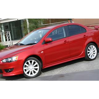 DPT sideskirts (voor lakken) Mitsubishi Lancer X 2008– foto 1