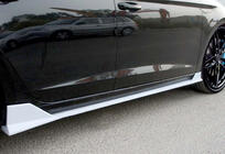 Seat Leon 2013–2020 Sideskirts DPT V-3 (2017-2020, hoogglans zwart) foto 3