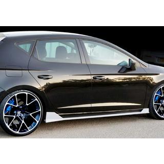 Sideskirts DPT V-3 (2017-2020, hoogglans zwart) Seat Leon 2013–2020 foto 1