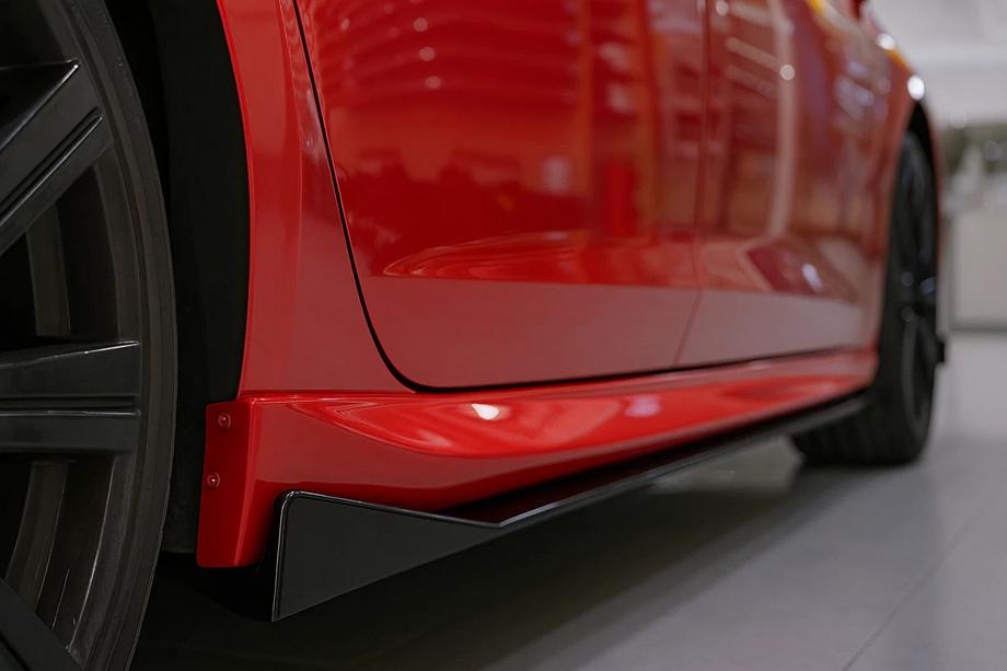 Universele sideskirt-lijsten DPT Aero Black (glans zwart) Foto 1