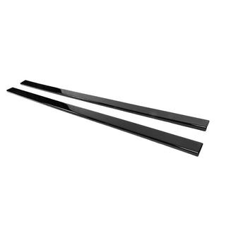 Universele side skirt lip DPT Lower Lip Black (glans zwart) foto 2