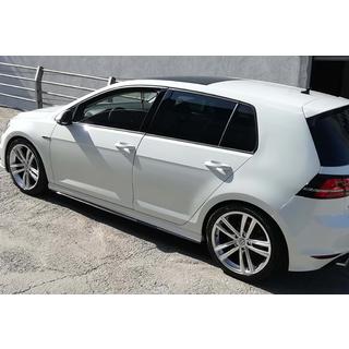 Sideskirts DPT V-2 (hoogglans zwart) Volkswagen Golf 7/E-Golf 2012–2020 foto 4