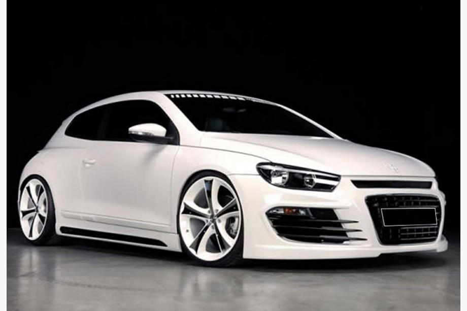 Volkswagen Scirocco 2008–2017 Sideskirts DPT V-2 (hoogglans zwart) Foto 1