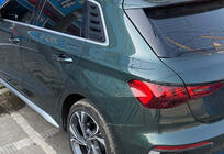 Audi A3 2012–2020 Achterzijruit covers DPT V-1 (glans zwart, 2 stuks) foto 2