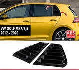 Volkswagen Golf 7/E-Golf 2012–2020 Achterruit covers DPT V-2 (hoogglans zwart, 2 stuks) foto 1