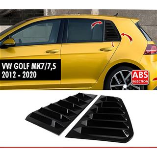 Achterruit covers DPT V-2 (hoogglans zwart, 2 stuks) Volkswagen Golf 7/E-Golf 2012–2020