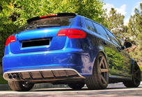Audi A3 2003–2012 Spoiler DPT V-2 (2003-2008, hoogglans zwart) foto 1