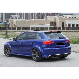 Spoiler DPT V-2 (2003-2008, hoogglans zwart) Audi A3 2003–2012 foto 2