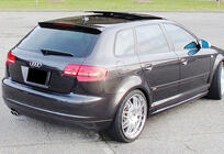 Audi A3 2003–2012 Spoiler DPT V-4 (glanzend zwart) foto 4