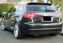 Audi A3 2003–2012 Spoiler DPT V-4 (glanzend zwart) foto 3