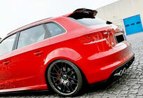 Audi A3 2012–2020 DPT V-1 spoiler (HB, hoogglans zwart) foto 1