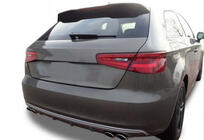 Audi A3 2012–2020 Spoiler DPT V-4 (2012-2016, hoogglans zwart) foto 2